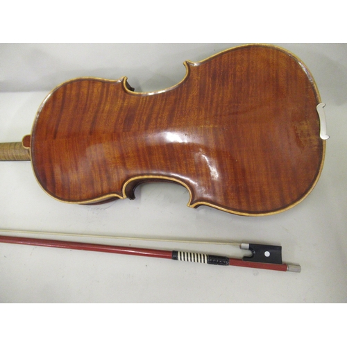 177 - Violin with bow in a fitted case