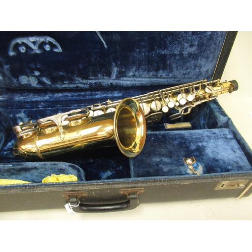 192 - La Monte alto saxophone in fitted case