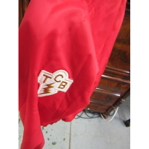 215 - Elvis in concert souvenir red tour jacket