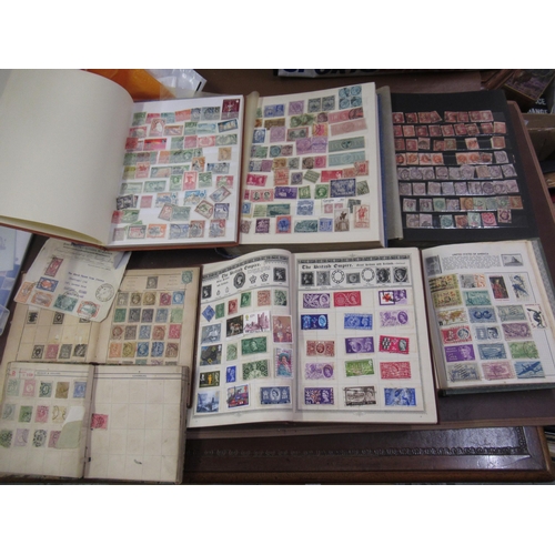 274 - Quantity of World stamps housed in albums, stock books and loose