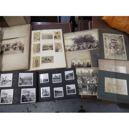 279 - 19th Century album of photographs, mainly South Africa and Zulu tribes people, together with another... 