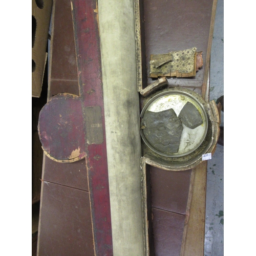 280 - Two 19th Century leather cased seals of office, an 1816 Baronet's seal (boxed, at fault) and a Victo... 