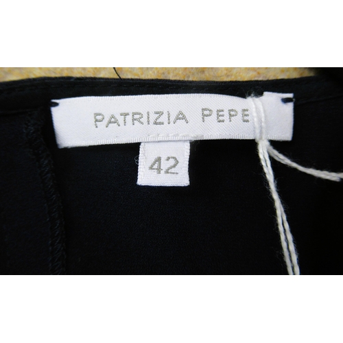 88 - Patrizia Pepe, ladies dark blue all-in-one suit, size 42