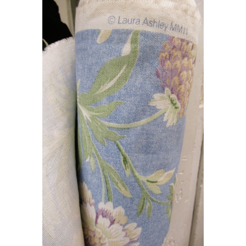 97 - Large roll of Laura Ashley floral design fabric marked 2002