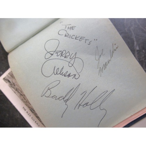344 - Mid 20th Century autograph album containing various signatures including The Everly Brothers and Bud... 
