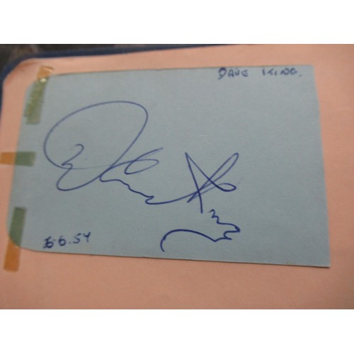 344 - Mid 20th Century autograph album containing various signatures including The Everly Brothers and Bud... 