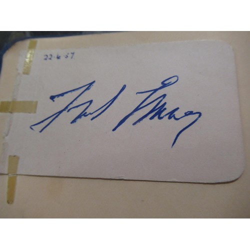 344 - Mid 20th Century autograph album containing various signatures including The Everly Brothers and Bud... 