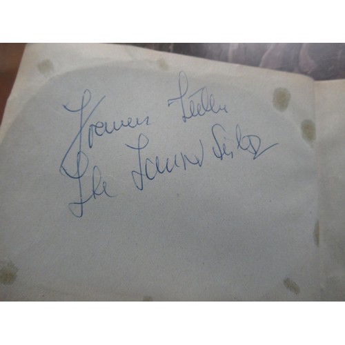 344 - Mid 20th Century autograph album containing various signatures including The Everly Brothers and Bud... 