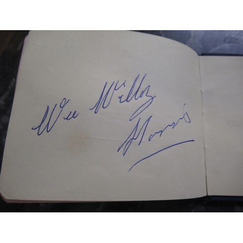 344 - Mid 20th Century autograph album containing various signatures including The Everly Brothers and Bud... 
