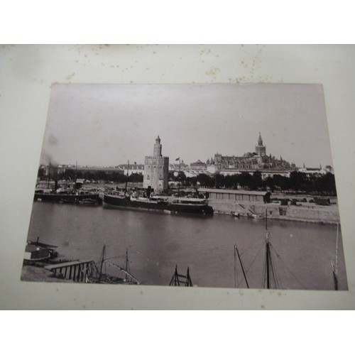 349 - Late 19th Century album of Spanish photographs including bull fighting