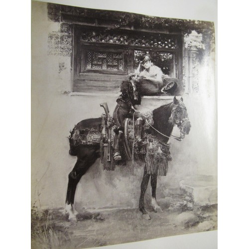 349 - Late 19th Century album of Spanish photographs including bull fighting
