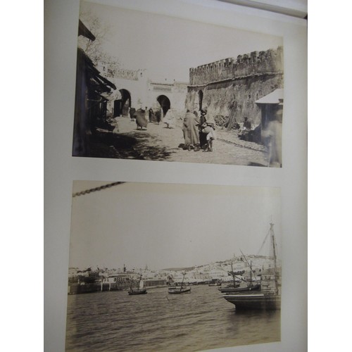 349 - Late 19th Century album of Spanish photographs including bull fighting