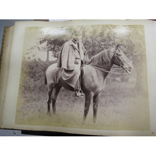 349 - Late 19th Century album of Spanish photographs including bull fighting