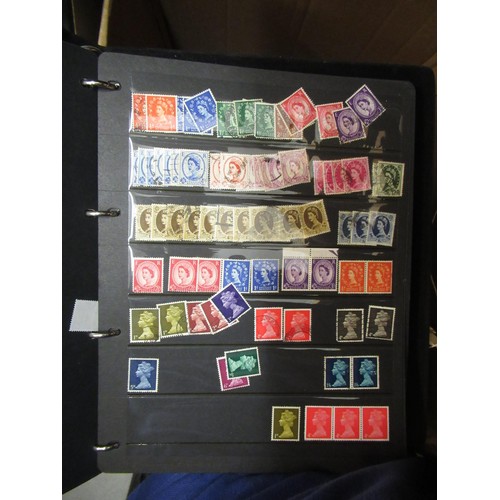 253 - Eleven albums containing a collection of mainly Elizabeth II Great Britain stamps, together with a q... 