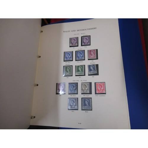 253 - Eleven albums containing a collection of mainly Elizabeth II Great Britain stamps, together with a q... 