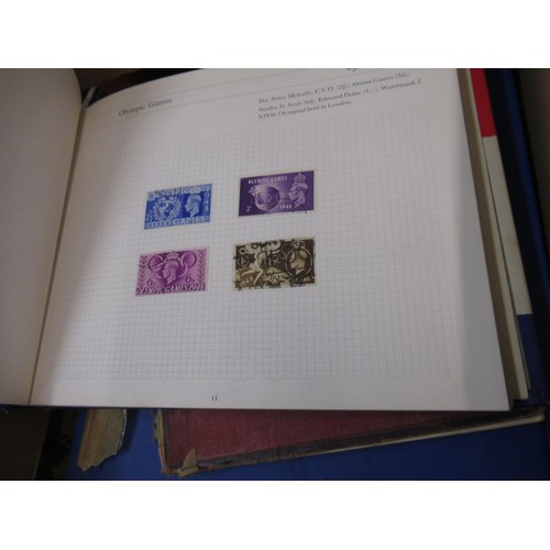 253 - Eleven albums containing a collection of mainly Elizabeth II Great Britain stamps, together with a q... 