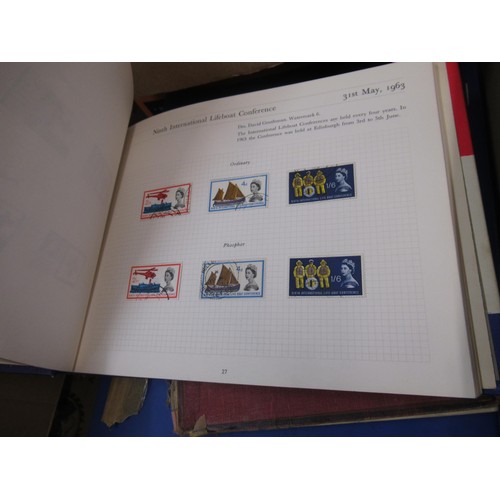 253 - Eleven albums containing a collection of mainly Elizabeth II Great Britain stamps, together with a q... 