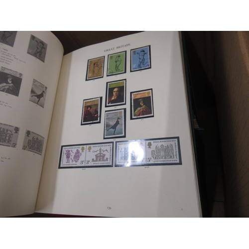 253 - Eleven albums containing a collection of mainly Elizabeth II Great Britain stamps, together with a q... 