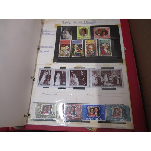 253 - Eleven albums containing a collection of mainly Elizabeth II Great Britain stamps, together with a q... 