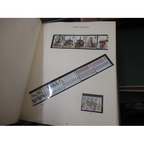 253 - Eleven albums containing a collection of mainly Elizabeth II Great Britain stamps, together with a q... 