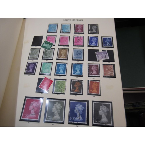 253 - Eleven albums containing a collection of mainly Elizabeth II Great Britain stamps, together with a q... 