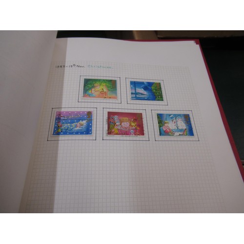 253 - Eleven albums containing a collection of mainly Elizabeth II Great Britain stamps, together with a q... 