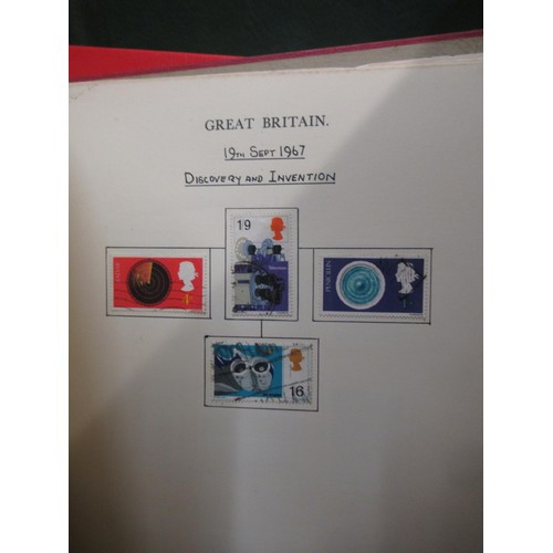 253 - Eleven albums containing a collection of mainly Elizabeth II Great Britain stamps, together with a q... 