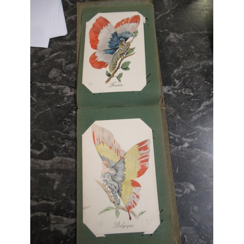 329 - Small box containing a quantity of various albums of cigarette cards including John Player & Sons Fi... 