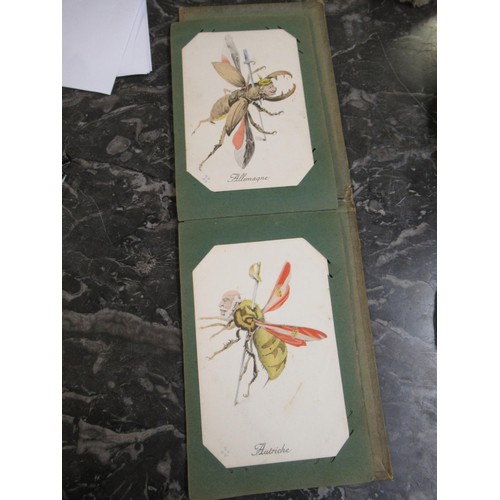 329 - Small box containing a quantity of various albums of cigarette cards including John Player & Sons Fi... 