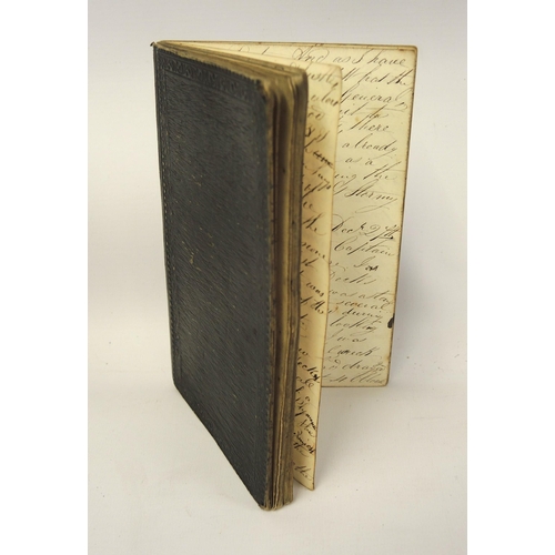 110 - Handwritten ship's log by Edmund Wickes for the ship, Strathfieldsaye, bound for Port Philip from th... 