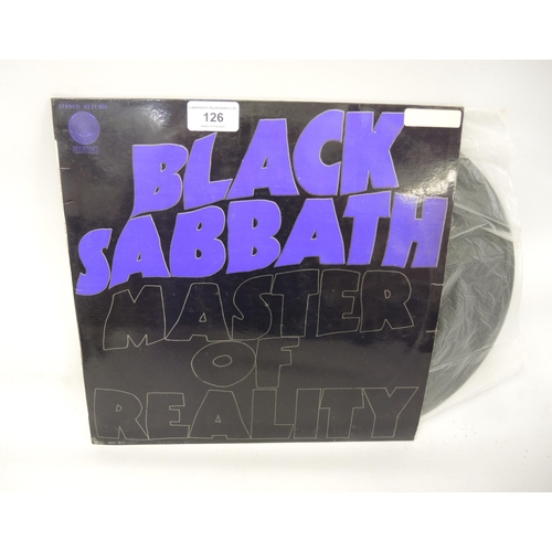 126 - Black Sabbath, ' Master of Reality ' LP record