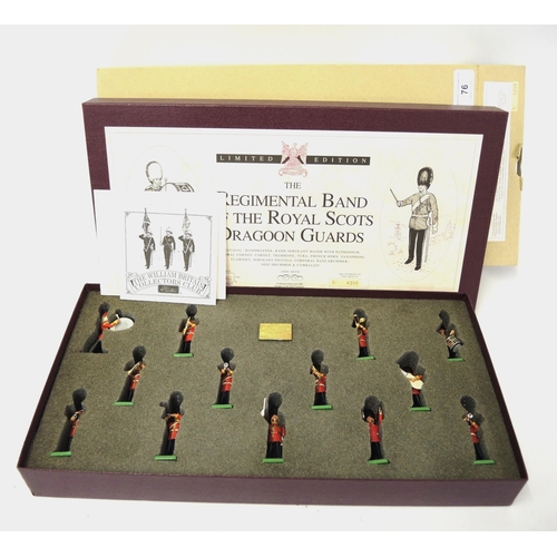 76 - Britain's Limited Edition figure set, ' The Regimental Band of the Royal Scots Dragoon Guards '