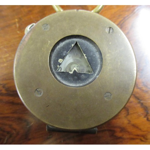 247 - Sampson Mordan & Co. World War I brass field compass, No. 4304, 1918