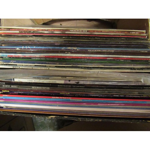 329 - Collection of long playing vinyl records, including Led Zeppelin, The Beatles, The Who and Mike Oldf... 