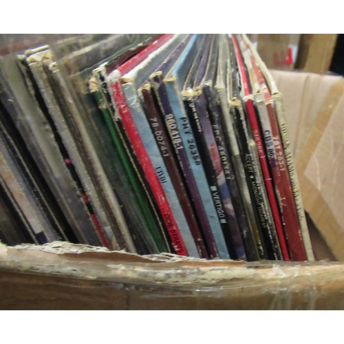 329 - Collection of long playing vinyl records, including Led Zeppelin, The Beatles, The Who and Mike Oldf... 