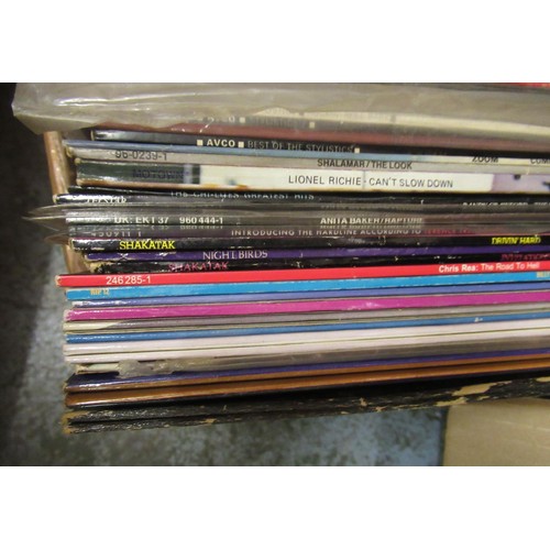 329 - Collection of long playing vinyl records, including Led Zeppelin, The Beatles, The Who and Mike Oldf... 