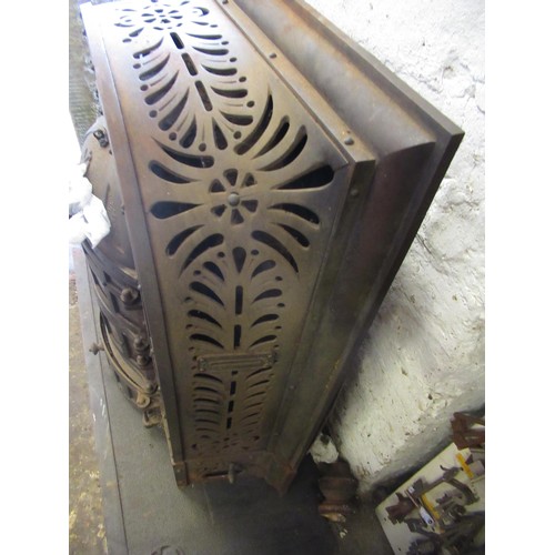 1612 - Jan Jaarsma, late 19th Century cast iron stove with relief moulded cast decoration