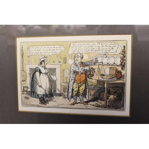 1219 - Peter Brookes signed coloured print of a caricature publication, unframed, together with a quantity ... 