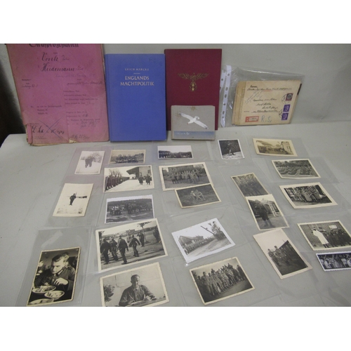 191 - Quantity of various early British photographs and a quantity of German related ephemera including WW... 