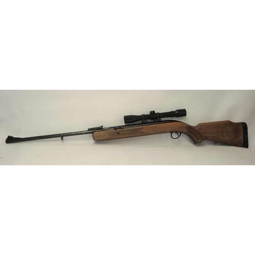 265 - Modern BSA Airsporter .22 calibre air rifle, with Rhino 4 x 32 telescopic sight, with case