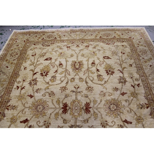 30 - Good quality modern Indo Persian Ziegler design carpet with an all-over floral pattern in shades of ... 