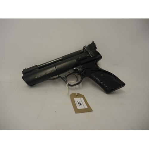 305 - Webley Tempest .22 air pistol (no box)