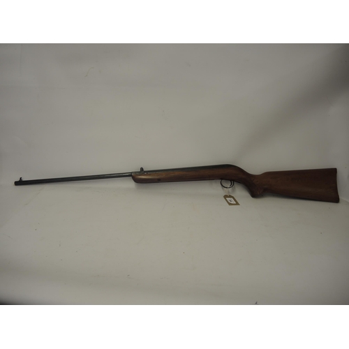 306 - BSA Cadet-Major .177 air rifle with mahogany stock (at fault)