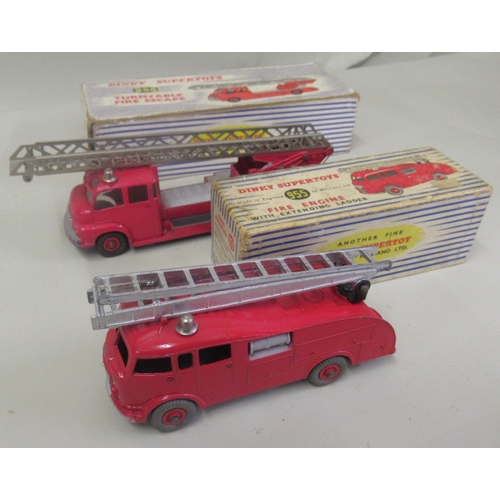 359 - Dinky Supertoys fire escape No.956 in original box (box at fault) and a Dinky Supertoys fire engine ... 