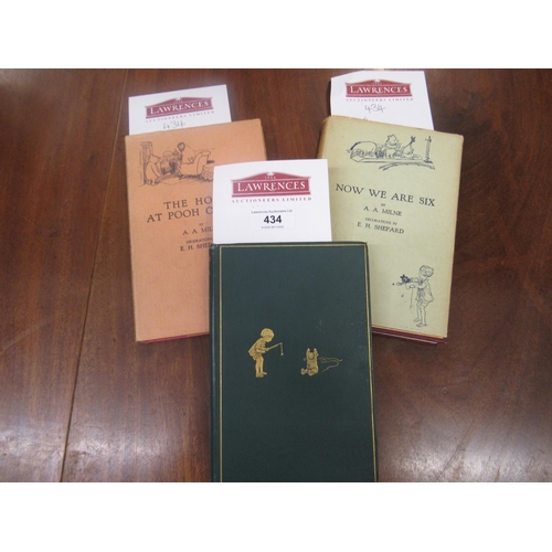 434 - A.A. Milne, ' Winnie the Pooh ', First Edition 1926, together with ' Now We Are Six ', First Edition... 