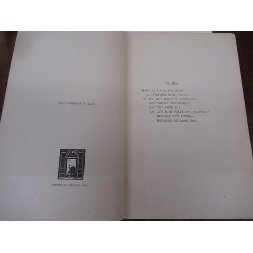 434 - A.A. Milne, ' Winnie the Pooh ', First Edition 1926, together with ' Now We Are Six ', First Edition... 