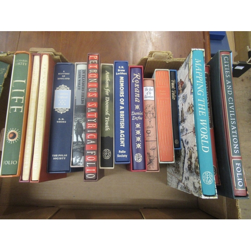 441 - Four boxes containing a large quantity of Folio Society volumes (mainly with slip cases)