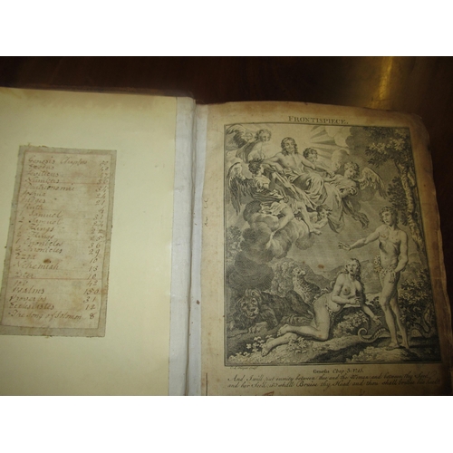 443 - The Holy Bible illustrated and explained by the Reverend John Butley, second edition London, 1761, i... 