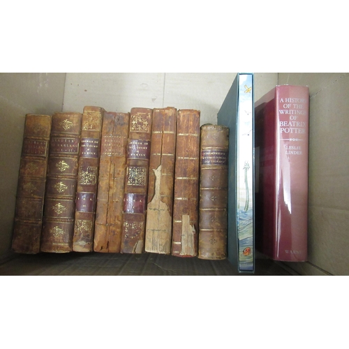 445 - Small quantity of leather bound and other volumes