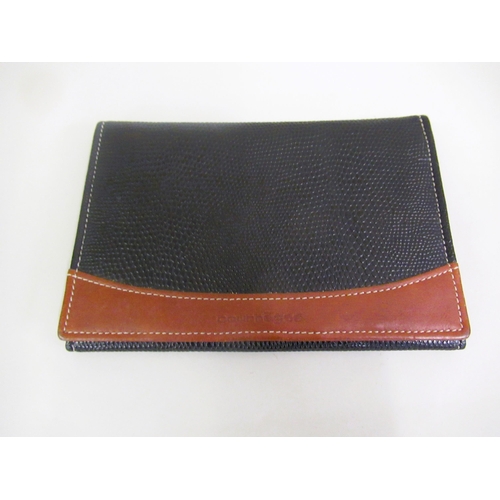 78 - Courreges, Paris, leather wallet / document holder